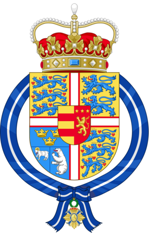 Coat of Arms of Joachim of Denmark (Spanish Order of Civil Merit)