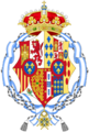 Coat of arms of Maria Mercedes of Bourbon-Two Sicilies, Countess Dowager of Barcelona