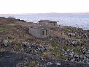 Cramond island ww2 defences