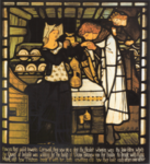 Dante Gabriel Rossetti Sir Tristram and la Belle Ysoude stained glass