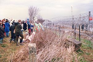 Demo at RAF Molesworth- early 1980s