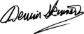 Dennis Skinner signature