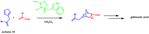enantioslective diels-alder in total synthesis