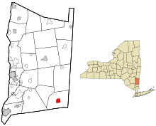 Location of Pawling, New York