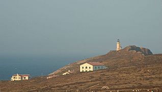 East Anacapa Structures at Sunset