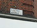 Electric Avenue Street Sign