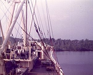 Escravos River to Sapele 1979
