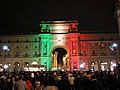 Firenze, serata tricolore, piazza della repubblica 02
