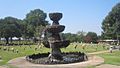 Fountain at Hillcrest Cemetery in Haughton, LA MVI 2645