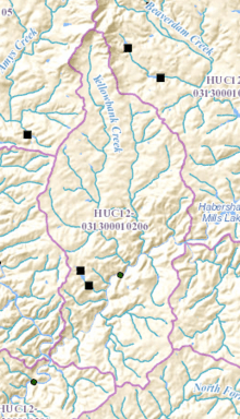 HUC 031300010206 - Yellowbank Creek-Lower Soque River