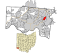Hamilton County Ohio Incorporated and Unincorporated areas Kenwood highlighted