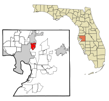 Location in Hillsborough County and the U.S. state of Florida