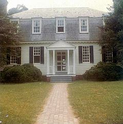House where Cornwallis surrendered to Washington
