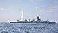 INS Kochi test fires a Medium Range Surface to Air Missile, 2019 (1)
