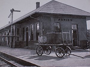 Illinois Central Railroad depot, Marion, Kentucky
