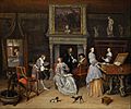 Jan Steen - Fantasy Interior with Jan Steen and the Family of Gerrit Schouten - Google Art Project