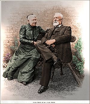 Jules Verne and Mrs. Verne ca.1900