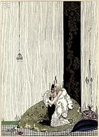 Kay Nielsen - East of the sun and west of the moon - the lad in the bear's skin and the King of Arabia's daughter