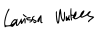 Larissa Waters signature 2019