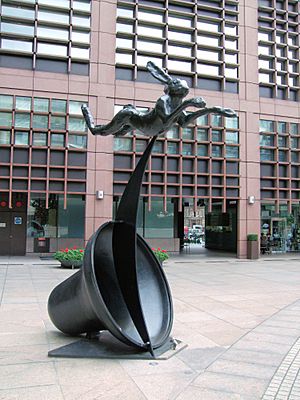 Leaping Hare On Crescent And Bell, City of London