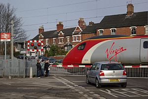 Level crossing, Stone - geograph.org.uk - 1134231