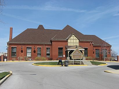 Lima Pennsylvania Railroad Passenger Depot front.jpg