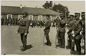 Lithuanian Riflemen in Panevėžys