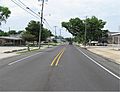 Main Street, looking North towards the Village center, Loreauville, Louisiana, USA
