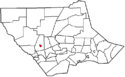 Map of Lycoming County Pennsylvania Highlighting Salladasburg.png