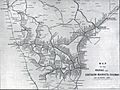 Map of the Madras and South Mahratta Railway lines