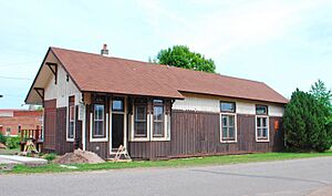 Marquette and Western Railroad Negaunee Freight Depot Negaunee 2009