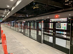 Metro Northwest testing new trains in Chatswood station, Sydney