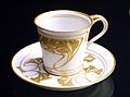 Mocha cup, designed by Adolf Flad, made by KPM Berlin, 1902, porcelain, 1 of 6 - Bröhan Museum, Berlin - DSC04094