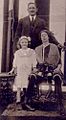 Myrtle Corbin with husband and daughter