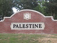 Palestine, TX sign IMG 2305