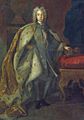 Petr II by J.Ludden (1728, Russian museum) detail
