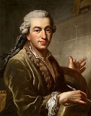 Pierre-Simon de Laplace by Johann Ernst Heinsius (1775)