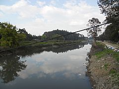 Río Bogotá a su paso por Engativá