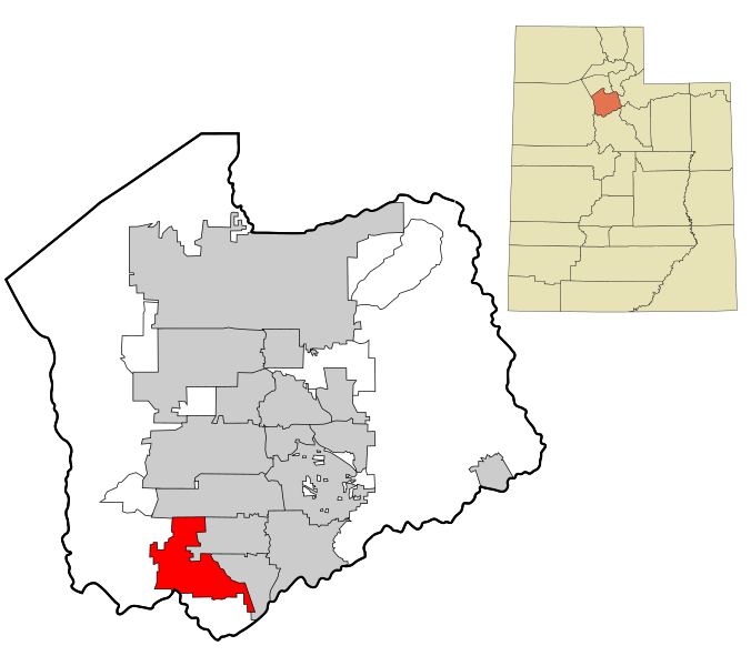Image Salt Lake County Utah incorporated and unincorporated areas