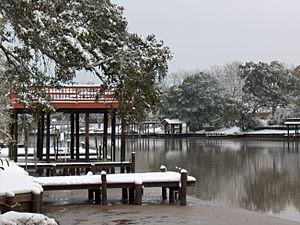 San Bernard river snow 2004