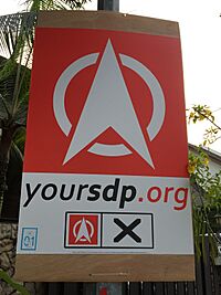 Singapore Democratic Party poster in Holland-Bukit Timah GRC, Singapore - 20150902