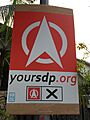 Singapore Democratic Party poster in Holland-Bukit Timah GRC, Singapore - 20150902
