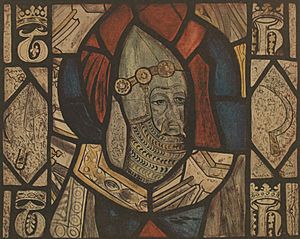 Sir Thomas Hungerford, Stained glass