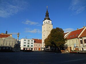 Slovakia - Trnava - Trojicne namestie a mestska veza RB01