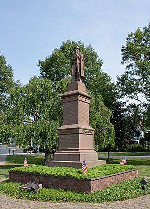 Civil War Soldiers' Monument in the town center