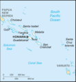 Solomon Islands-CIA WFB Map