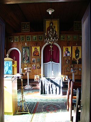 St Michael's Antiochian Orthodox Church interior, Dunedin, NZ