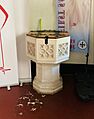 St Tarcisius Church Camberley font 2024