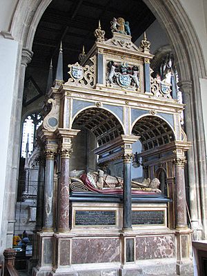Stamford, St Martin - Tomb of Lord Burghley, d. 1598 - geograph.org.uk - 1497790