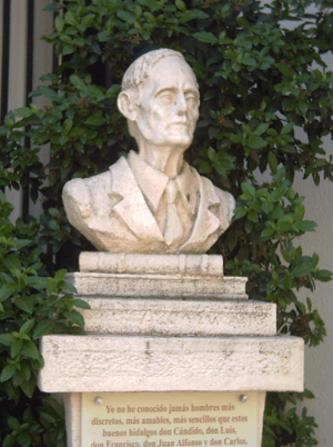 The writer Azorín, by Cayetano Hilario